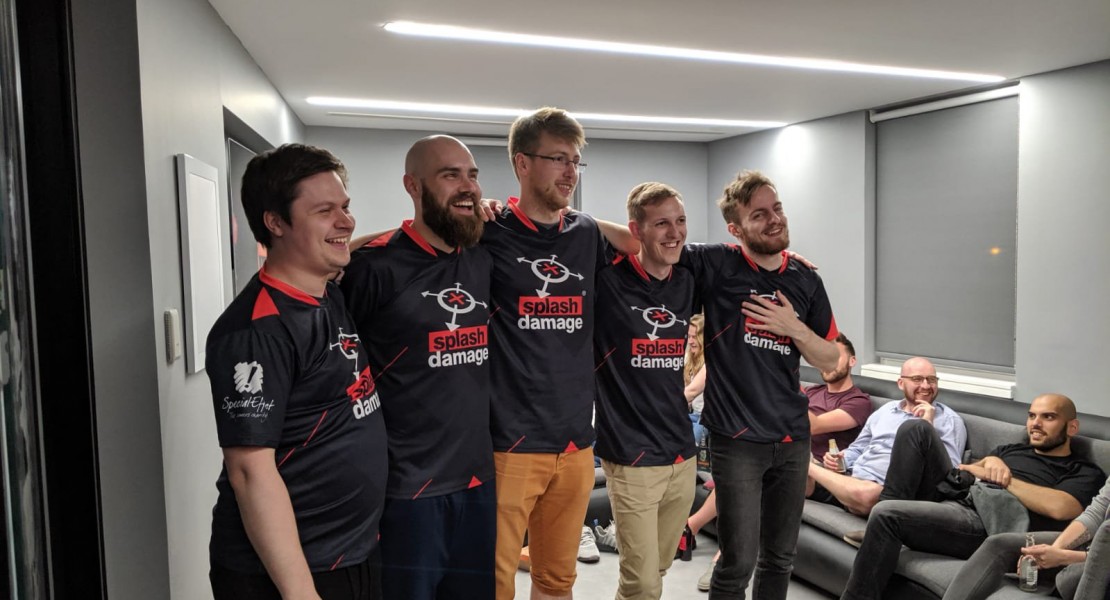 A photo of the team after the event.