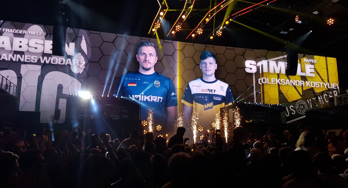 Some interesting pre-match player graphics before the tournament match started between BIG and Navi.