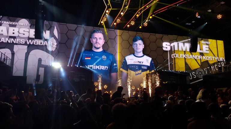 Some interesting pre-match player graphics before the tournament match started between BIG and Navi.